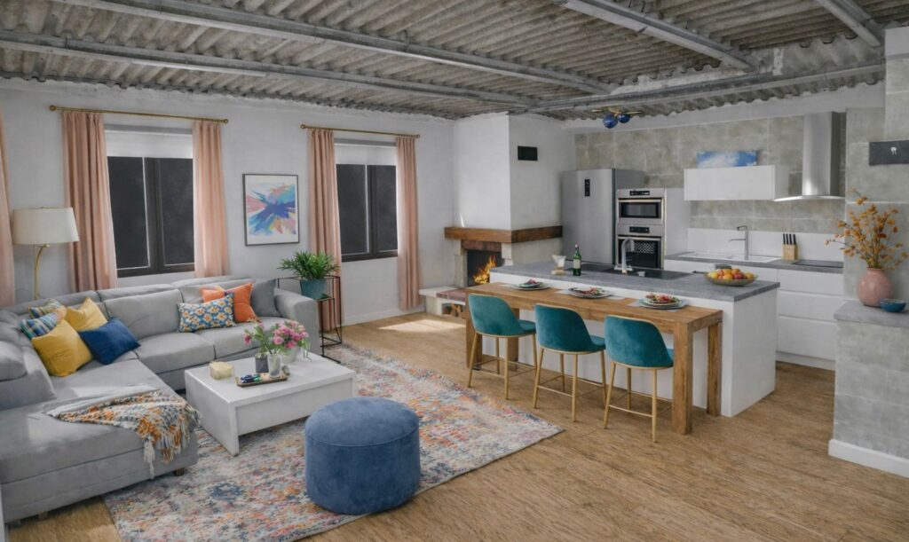 Reforma de galpón: de espacio en desuso a zona de estar funcional diseño galpon