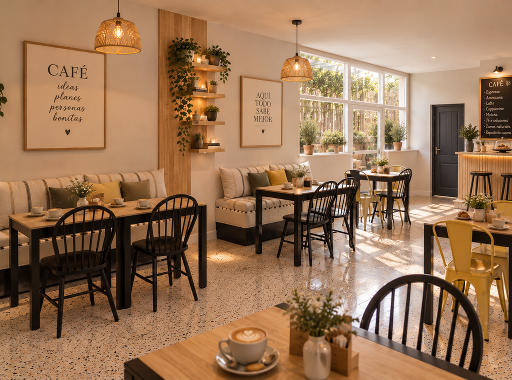 Proyecto de diseño de interiores para cafetería imagen web 5